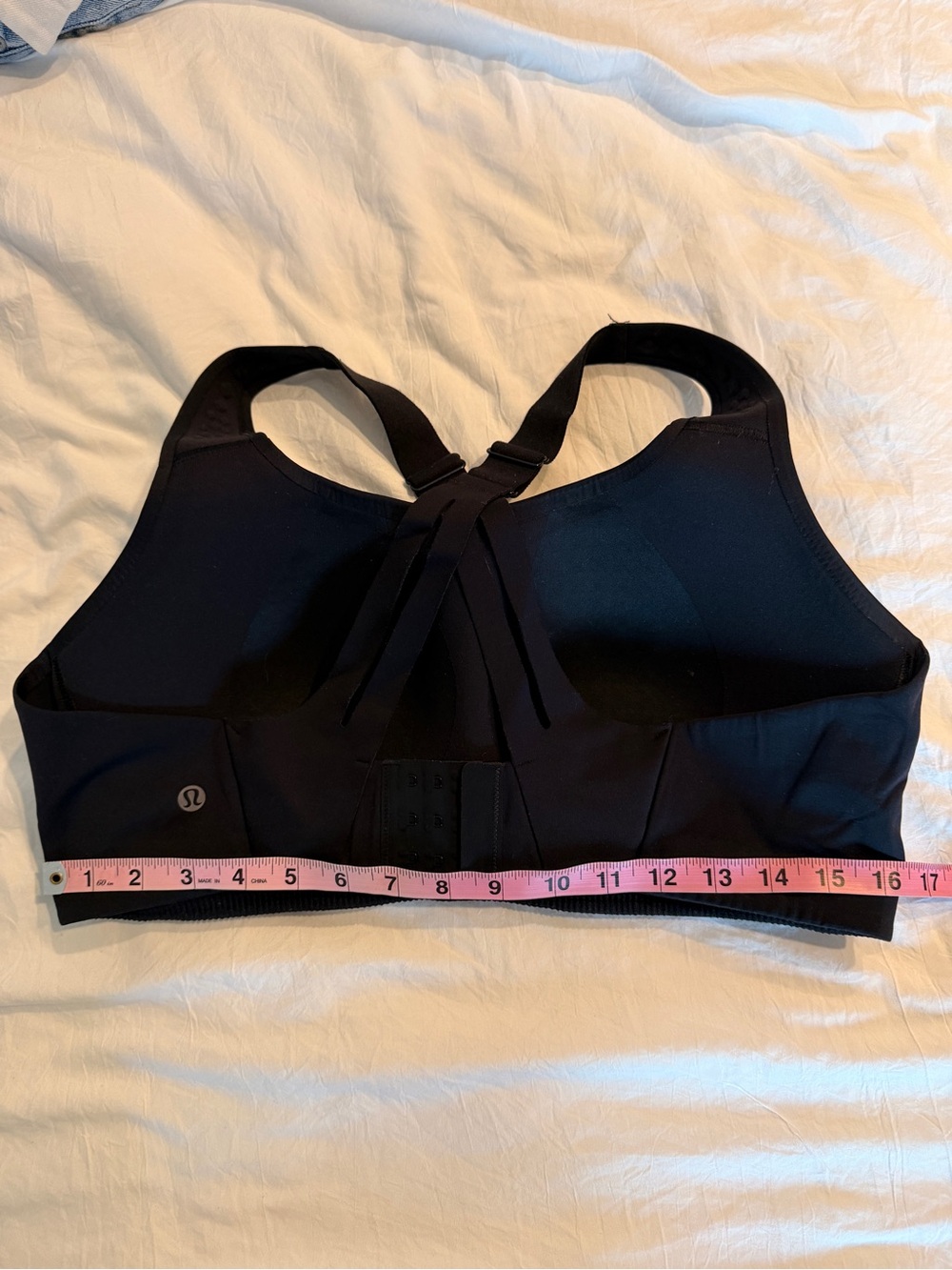 lululemon athletica Black Strappy Racerback High-Support Sports Bra